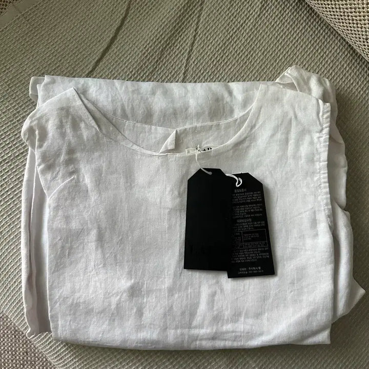 [BUNJANG] LAP White Linen Sleeveless Maxi Dress / 랩 lap 화이트 린넨 나시 민소매 롱원피스 셀프웨딩