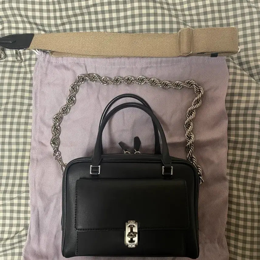 [BUNJANG] BONC Fourre Tout Tote Bag Black Small / 분크 포슈 토트 블랙 스몰