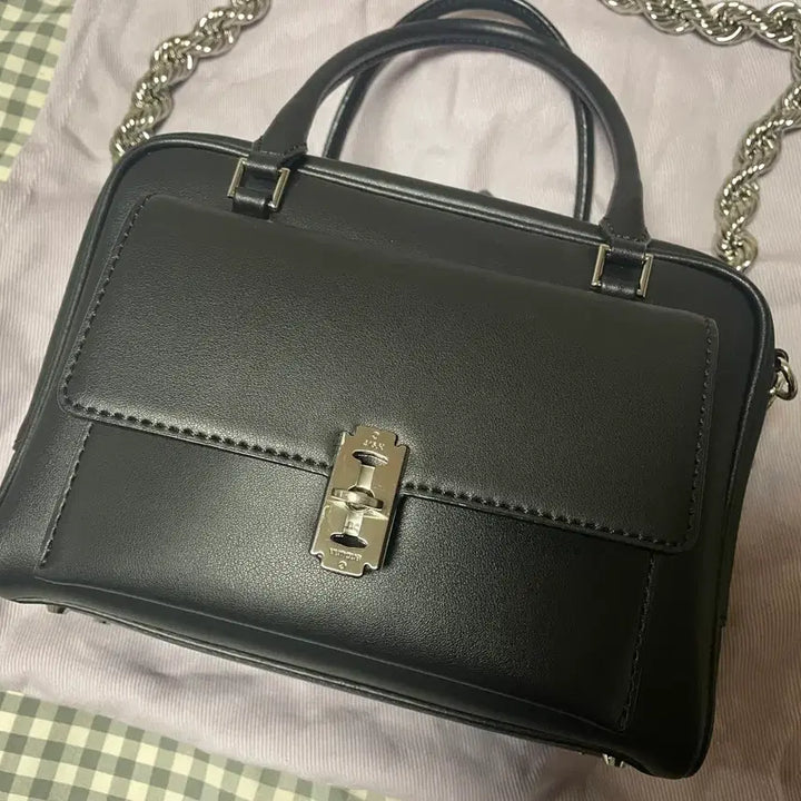 [BUNJANG] BONC Fourre Tout Tote Bag Black Small / 분크 포슈 토트 블랙 스몰