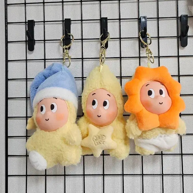 [BUNJANG] Character Plush Keychains (Luffy, Twinkle, Jordi, Maniland, Pingu, Shaun the Sheep) / 인뽑 인형 키링 팔아요.(루피,트윙클,조르디,마니랜드,핑구,숀더쉽)