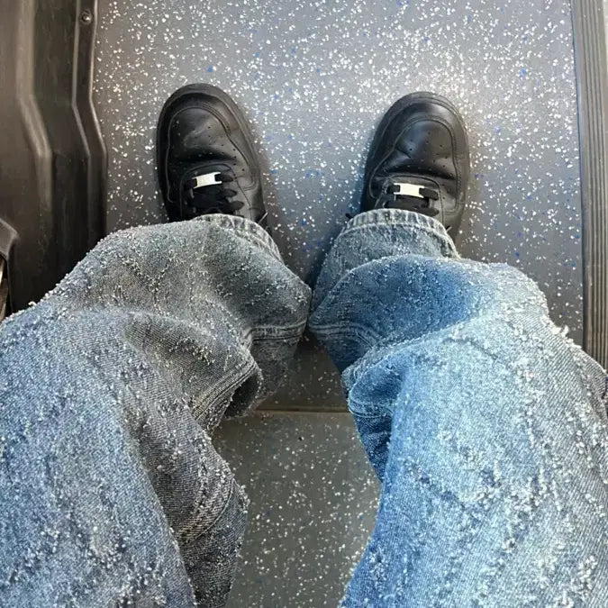 [BUNJANG] Zara Distressed Wash Denim Pants / 자라 데미지 워싱 데님 팬츠 28