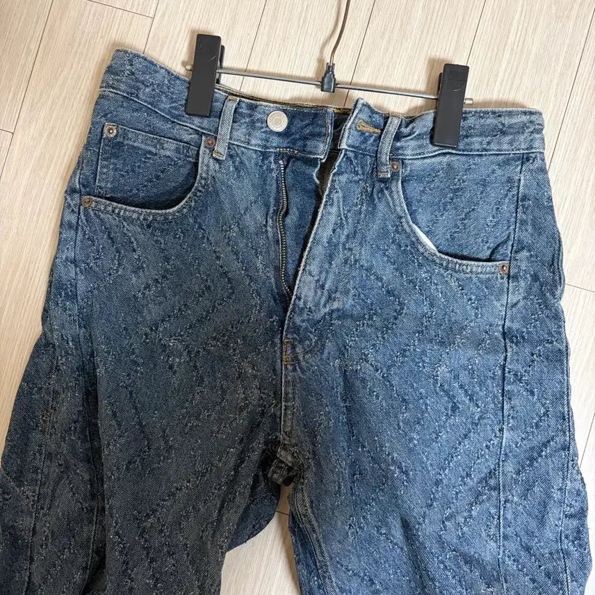 [BUNJANG] Zara Distressed Wash Denim Pants / 자라 데미지 워싱 데님 팬츠 28