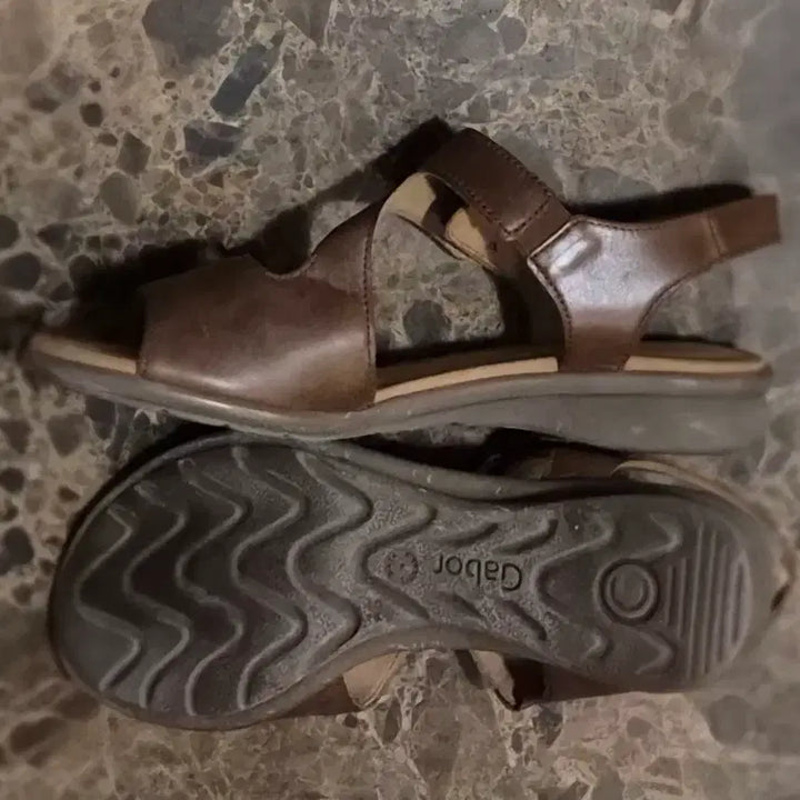 [BUNJANG] Gabor Brown Leather Sandals (New) Size 240 / 가버 소가죽샌들(새상품) 240