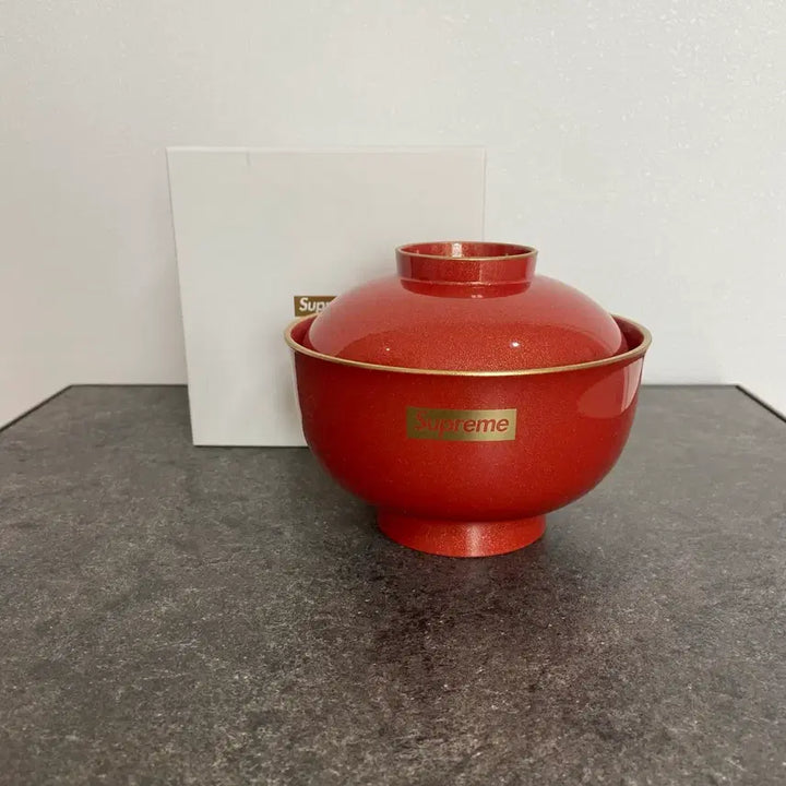 [BUNJANG] Supreme Johnny Glitter Bowl Red / (OS) 슈프림 조니 글리터 보울 레드 인테리어 소품 그릇 23FW