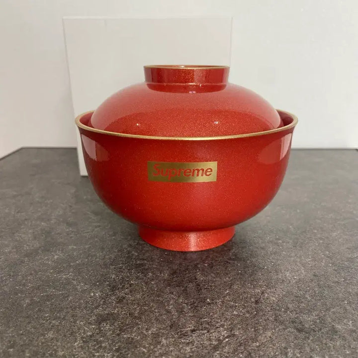 [BUNJANG] Supreme Johnny Glitter Bowl Red / (OS) 슈프림 조니 글리터 보울 레드 인테리어 소품 그릇 23FW