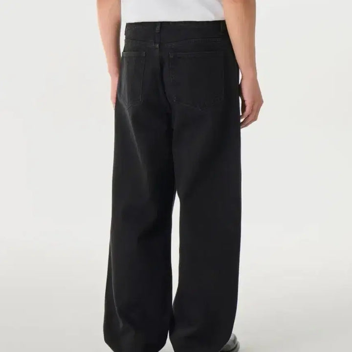 [BUNJANG] Musinsa Standard Big Wide Denim Pants Washed Black / [실착3회] 무탠다드 빅 와이드 데님팬츠 청바지 31 워시드 블랙