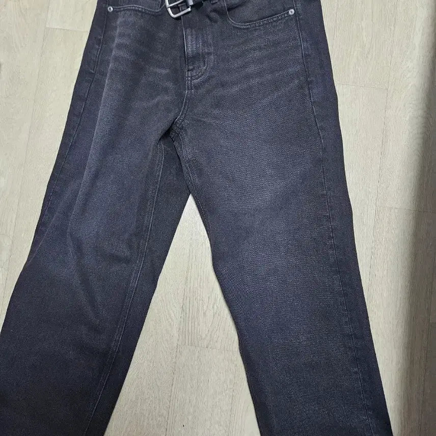 [BUNJANG] Musinsa Standard Big Wide Denim Pants Washed Black / [실착3회] 무탠다드 빅 와이드 데님팬츠 청바지 31 워시드 블랙