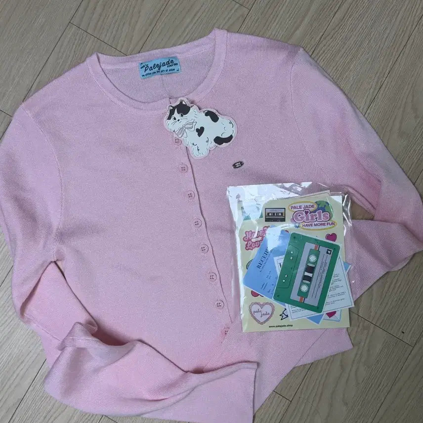 [BUNJANG] Pale J - Rayon Summer Cardigan - Baby Pink / 페일제이드 레이온 썸머 가디건 베이비핑크