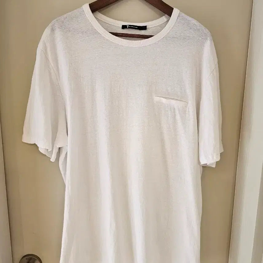 [BUNJANG] Alexander Wang White Pocket T-Shirt / [정품] 알렉산더왕 화이트 포켓 반팔 티셔츠