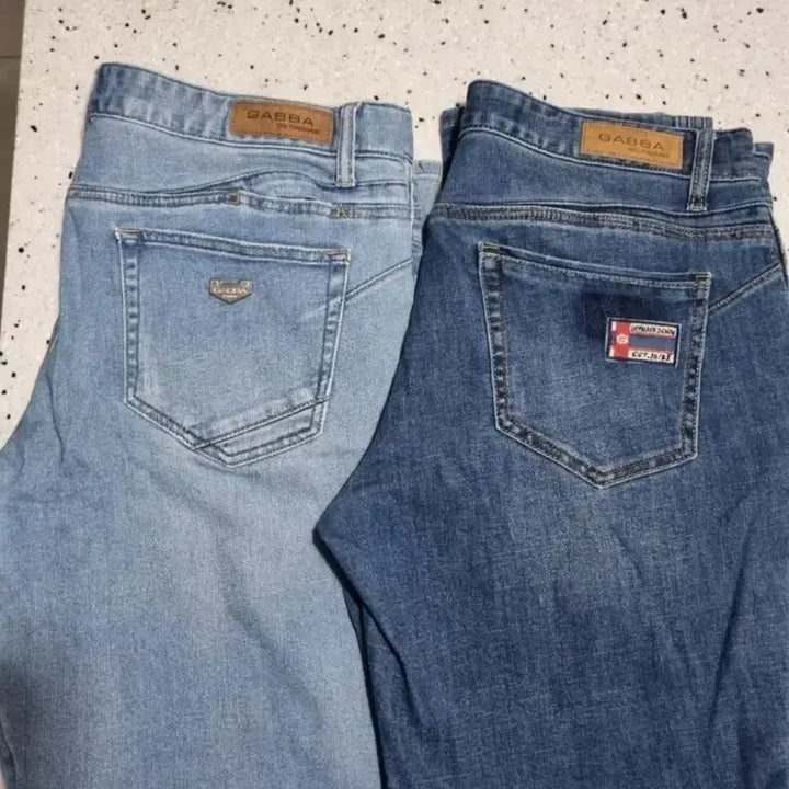 [BUNJANG] GABBA Denmark Straight/Tapered Fit Denim Pants - Size 36 (Light Wash/Deep Wash) / (2종 42000) 덴마크 가바 연청/진청 데님 팬츠 36