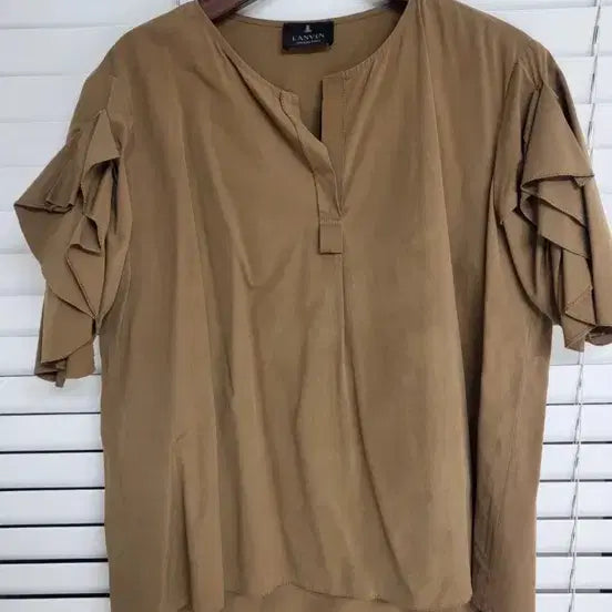 [BUNJANG] Lanvin Frill Shirt / 한섬 랑방 프릴 셔츠