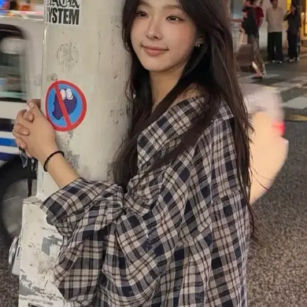[BUNJANG] AS IF 918 Navy Shirt / 새상품) 에즈이프캘리 셔츠 네이비