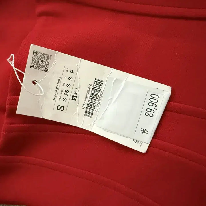 [BUNJANG] Zara Off-Shoulder Mini Dress - Red (S) / [새상품/S] 자라 오프숄더 미니 원피스 - 레드 (55사이즈)