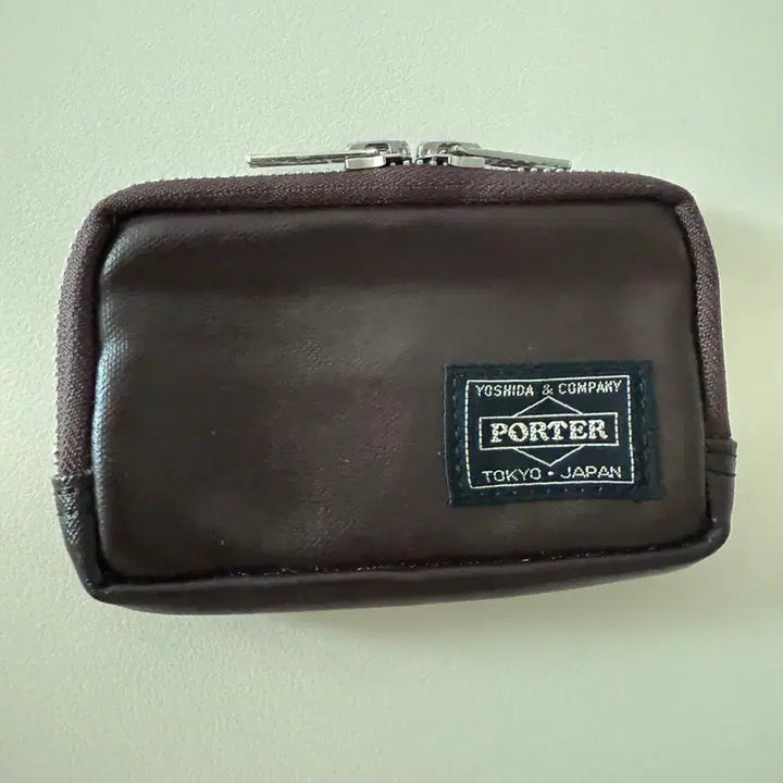 [BUNJANG] Porter Multi Coin Case Card Holder Brown / 포터 멀티코인케이스 카드지갑 브라운