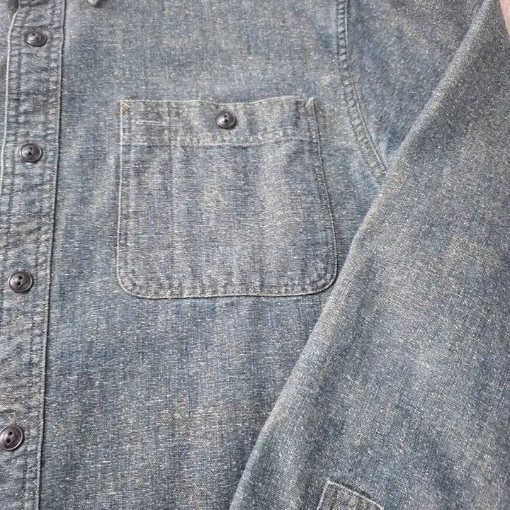 [BUNJANG] RRL Indigo Denim Luke Work Shirt / XL RRL 더블알엘 루크 인디고 데님 워크 셔츠 남방