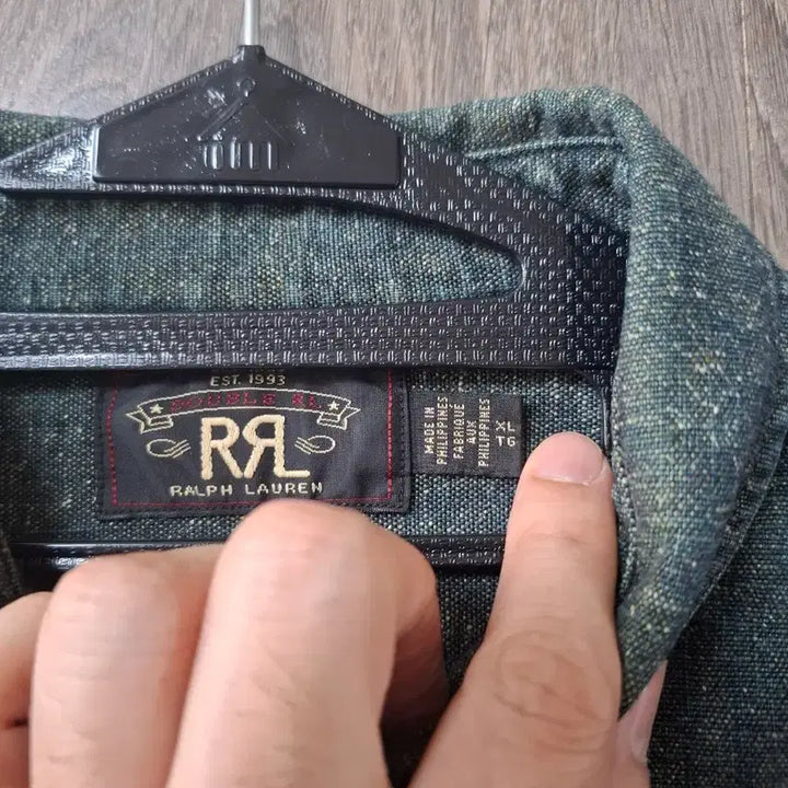[BUNJANG] RRL Indigo Denim Luke Work Shirt / XL RRL 더블알엘 루크 인디고 데님 워크 셔츠 남방