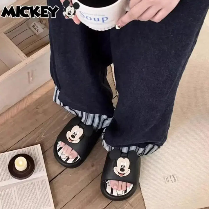 [BUNJANG] Mickey Mouse Slippers Black 230 / 미키마우스 슬리퍼 블랙 230