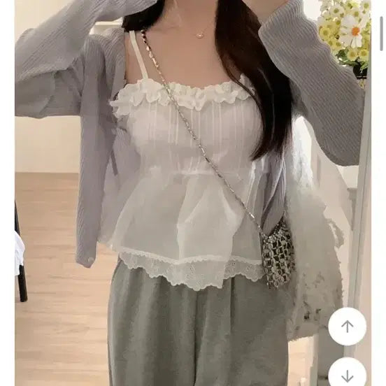 [BUNJANG] Sonyeo Recipe Sleeveless Blouse / 소녀레시피 나시 블라우스