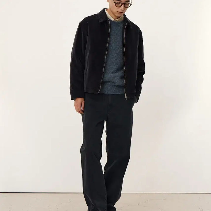 [BUNJANG] Pottery Corduroy Drizzler Jacket Navy Size 3 / 포터리 코듀로이 드리즐러 자켓 네이비 3