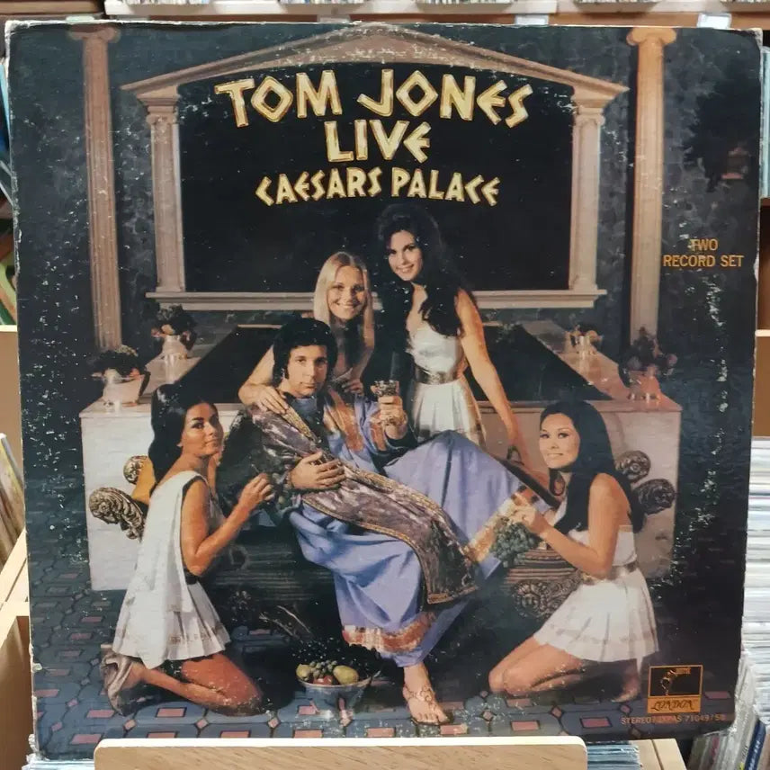 [BUNJANG] Tom Jones Live at Caesars Palace Double LP Vinyl Record / 톰 존스 라이브 더블  LP 음반 Caesars Palace