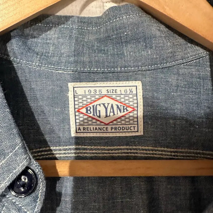 [BUNJANG] Big Yank 1935 Chambray Shirt Indigo / Big Yank 1935 샴브레이 셔츠 인디고