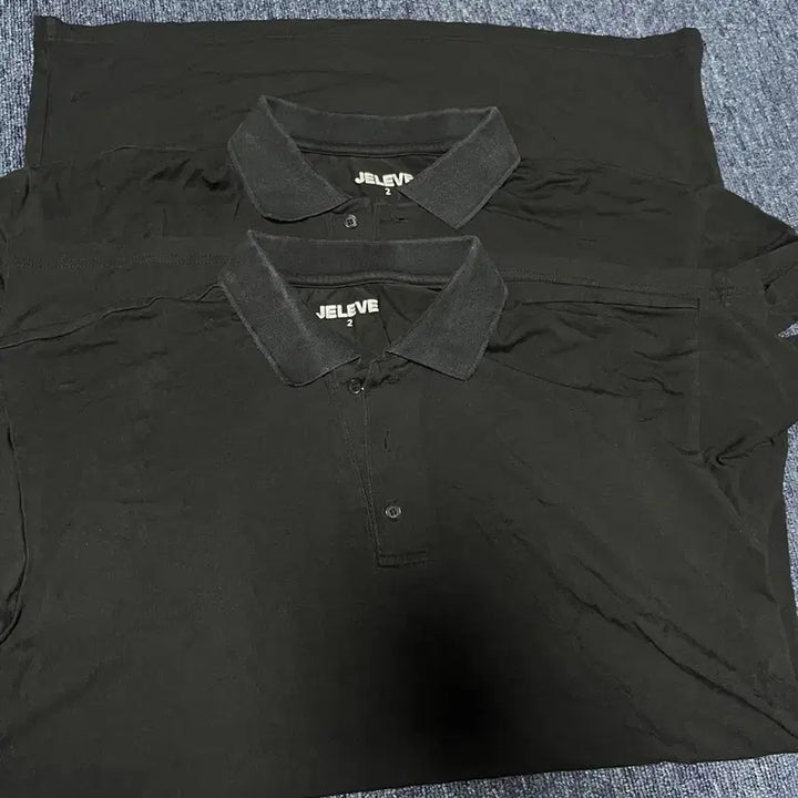 [BUNJANG] JLBS Muscle Fit Short Sleeve Polo Shirt / 2장 일괄 1.9 / 제이엘브 카라 머슬핏 반팔티
