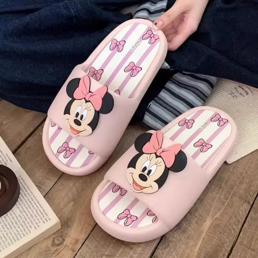 [BUNJANG] Disney Minnie Mouse Slippers (Pink, 240mm) / 미니마우스 슬리퍼 핑크 240