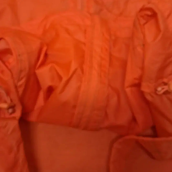 [BUNJANG] Capslock Orange Windbreaker Jacket 3XL / 캡스록 오렌지 바람막이 3XL