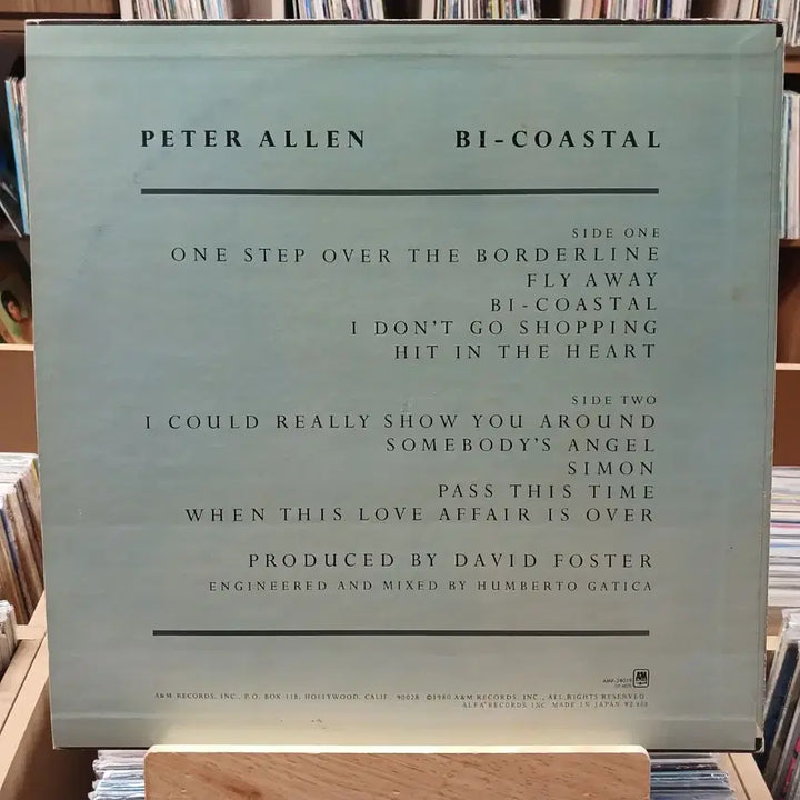 [BUNJANG] Peter Allen Bi-Coastal LP / 민트급 피터 알렌 Bi-Coastal LP 할인