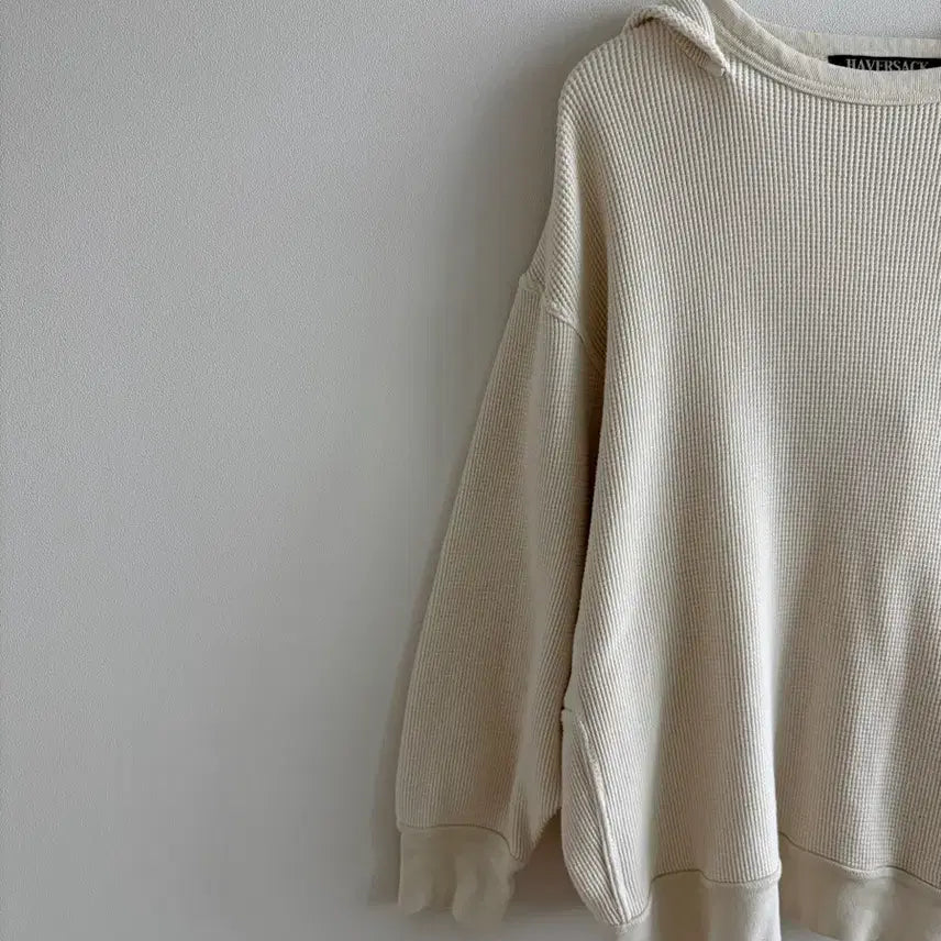 [BUNJANG] Haverse Waffle Long Sleeve T-Shirt Size 1 / 하버색 와플 긴팔티 1사이즈