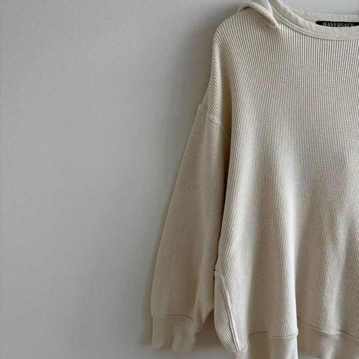 [BUNJANG] Haverse Waffle Long Sleeve T-Shirt Size 1 / 하버색 와플 긴팔티 1사이즈