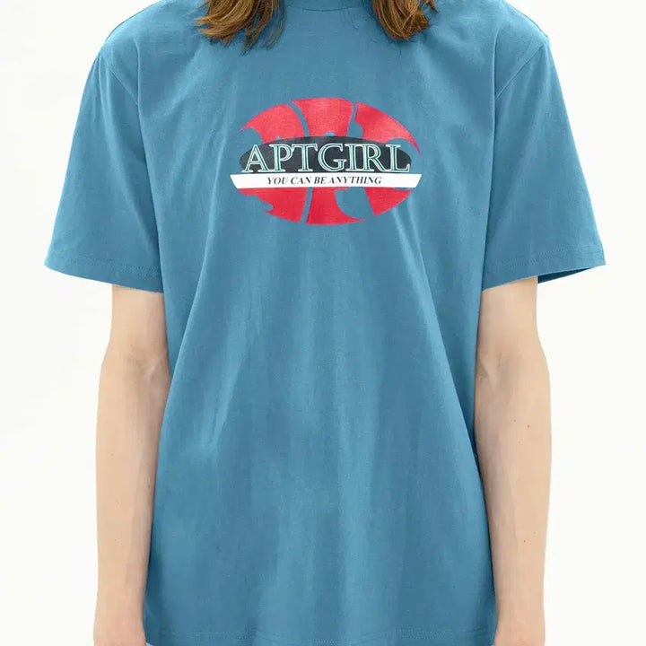 [BUNJANG] Apartment Short Sleeve T-Shirt Sky Blue / [M] 아파트먼트 반팔티셔츠 스카이블루