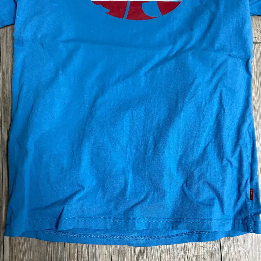 [BUNJANG] Apartment Short Sleeve T-Shirt Sky Blue / [M] 아파트먼트 반팔티셔츠 스카이블루