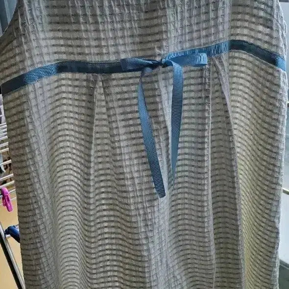 [BUNJANG] Maternity Dress with Ribbon Detail / 임부 원피스