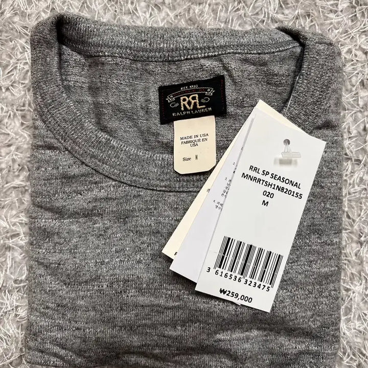 [BUNJANG] RRL Double RL Garment Dyed Pocket T-Shirt Two-Pack (1 Piece) Black/White / 더블알엘 RRL 반팔 투팩(1개)  [가먼트 다이 포켓 티셔츠 투팩]