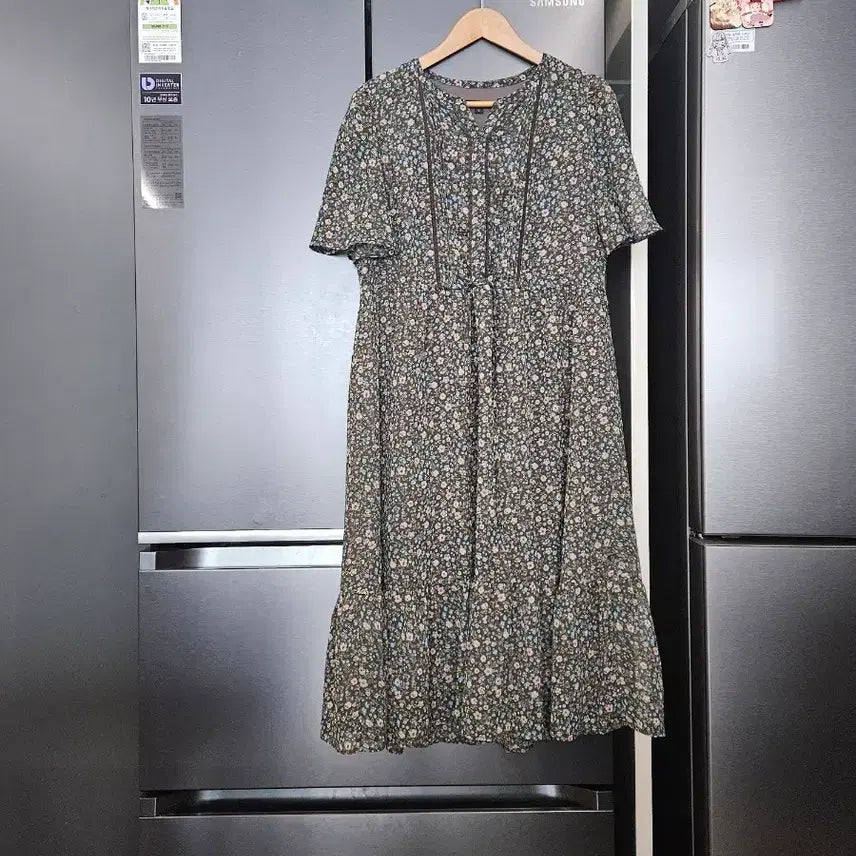 [BUNJANG] Thursday Island Floral Pattern Long Dress / 써스데이아일랜드 롱 원피스 85S
