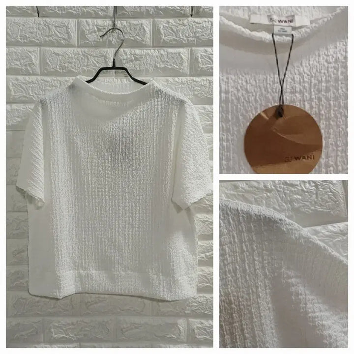 [BUNJANG] SJ WANI Embo Blouse - White / 빅사이즈. SJ WANI 엠보블라우스