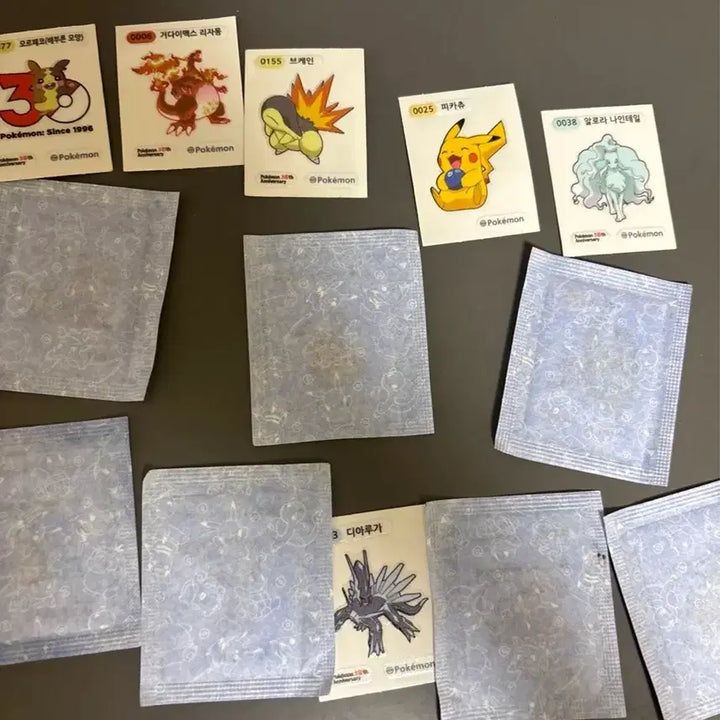 [BUNJANG] Pokemon 30th Anniversary Bread Stickers / 포켓몬 30주년 띠부씰