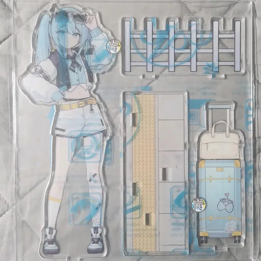[BUNJANG] Stella Live Arashita Tabi Travel Bag Acrylic Stand / 스텔라이브 아라하시타비 여행가방 아크릴 스탠드