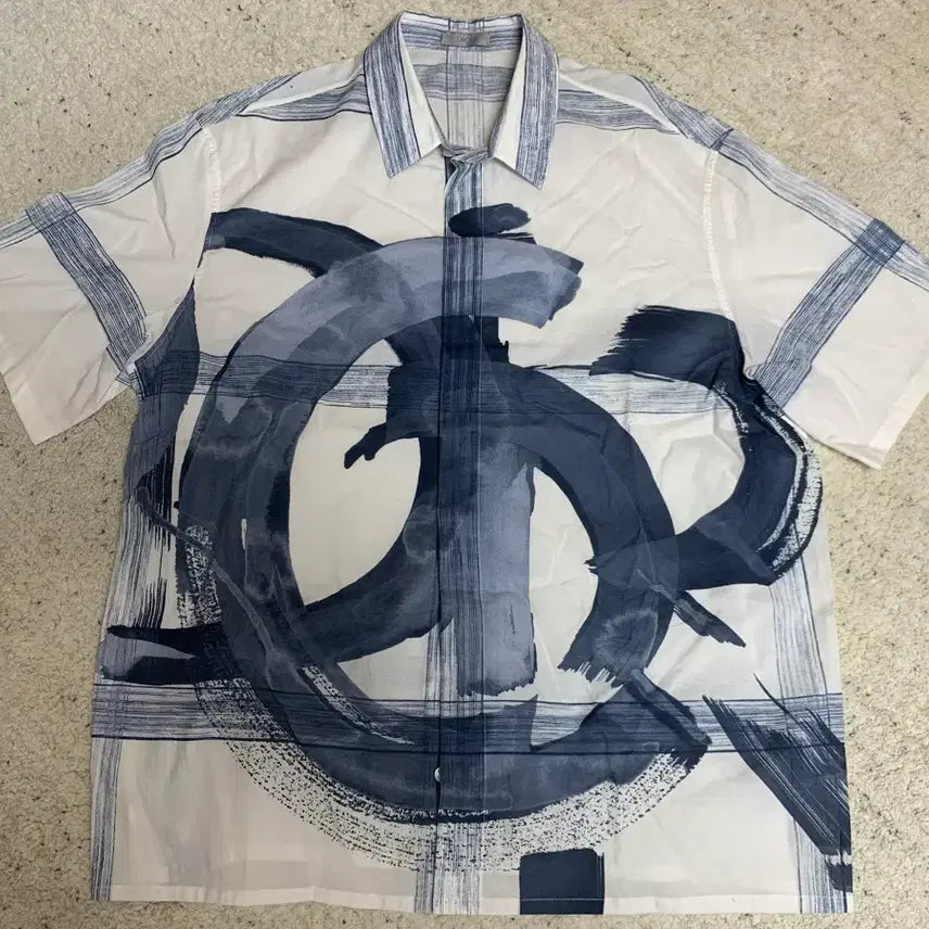 [BUNJANG] Christian Dior x Jack Kerouac Short Sleeve Shirt Size 42 / 크리스찬 디올 Dior X Jack Kerouac 반팔셔츠