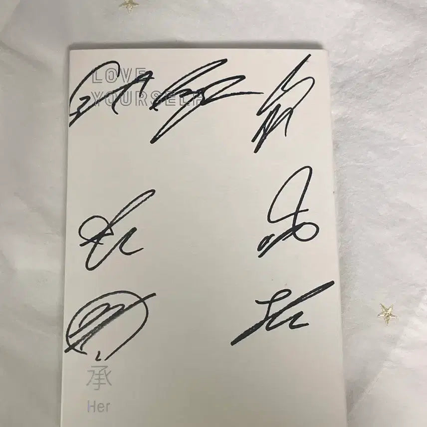 [BUNJANG] BTS Love Yourself Autographed Album Set / 방탄소년단 Love Yourself 싸인앨범 친필