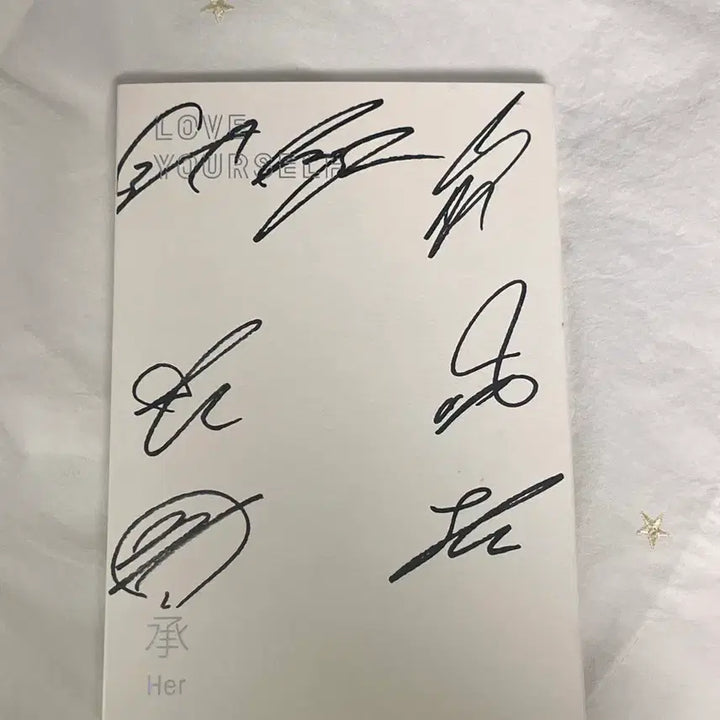 [BUNJANG] BTS Love Yourself Autographed Album Set / 방탄소년단 Love Yourself 싸인앨범 친필