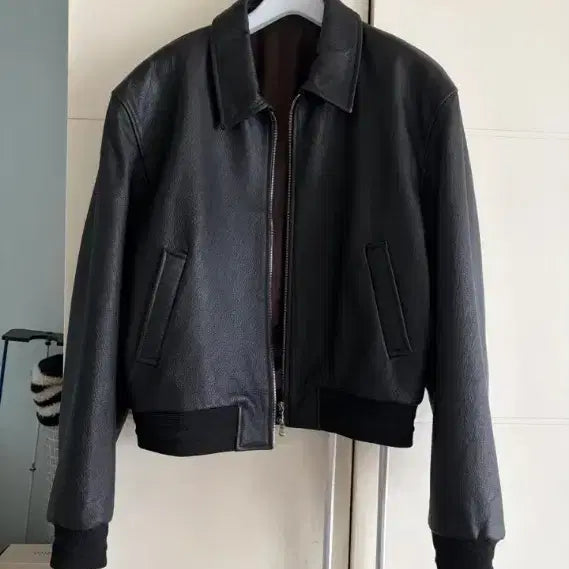 [BUNJANG] ELMOD Serenity Leather Jacket 46 / 엘무드 세레니티 레더자켓 46