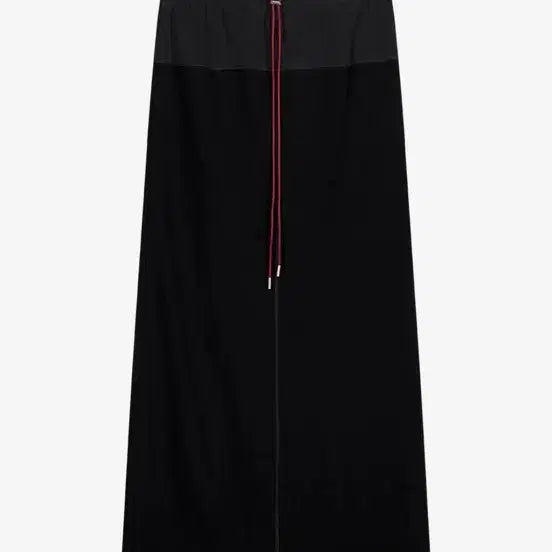 [BUNJANG] Fortena Leather String Terry Long Skirt / 포르테나 스커트 LEATHER STRING TERRY LONG SKIRT