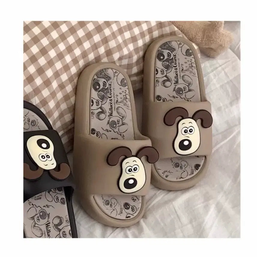[BUNJANG] Gromit Slip-ons Dark Beige 240mm / 그로밋 슬리퍼 다크베이지 240