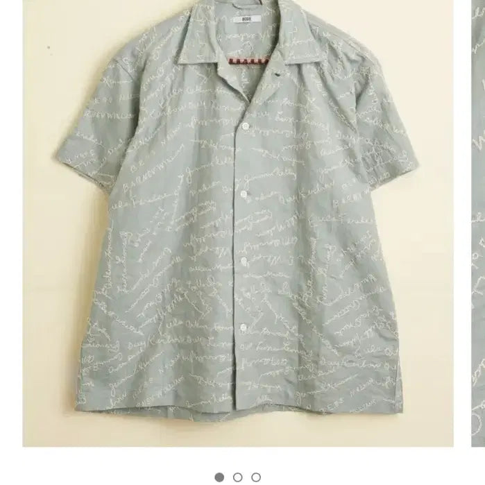 [BUNJANG] BODE Powder Signature Short Sleeve Shirt / BODE 파우더 시그니처 반팔셔츠 M/L