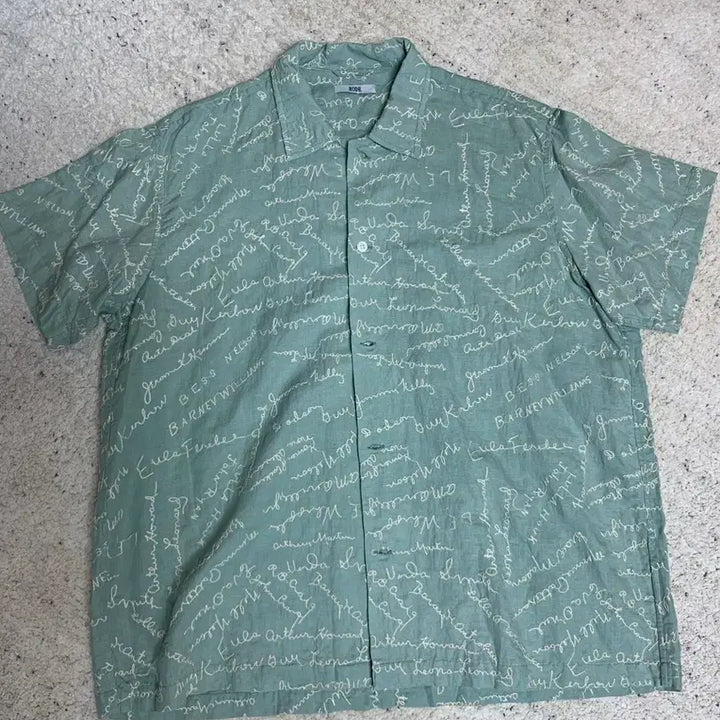 [BUNJANG] BODE Powder Signature Short Sleeve Shirt / BODE 파우더 시그니처 반팔셔츠 M/L