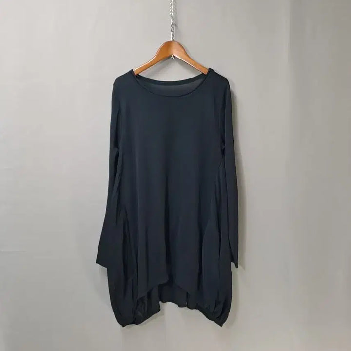 [BUNJANG] Black Long Jar Knit / 블랙 롱 항아리 니트
