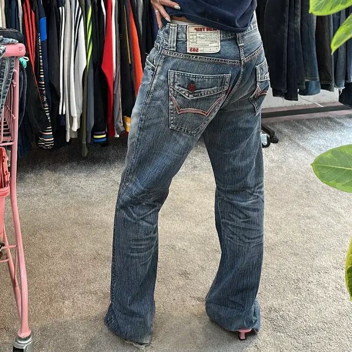 [BUNJANG] Edwin 503 Blue Trip Fading Flare Bootcut Denim Jeans (32) / 에드윈503 블루트립 페이딩 플레어 부츠컷 데님(32)