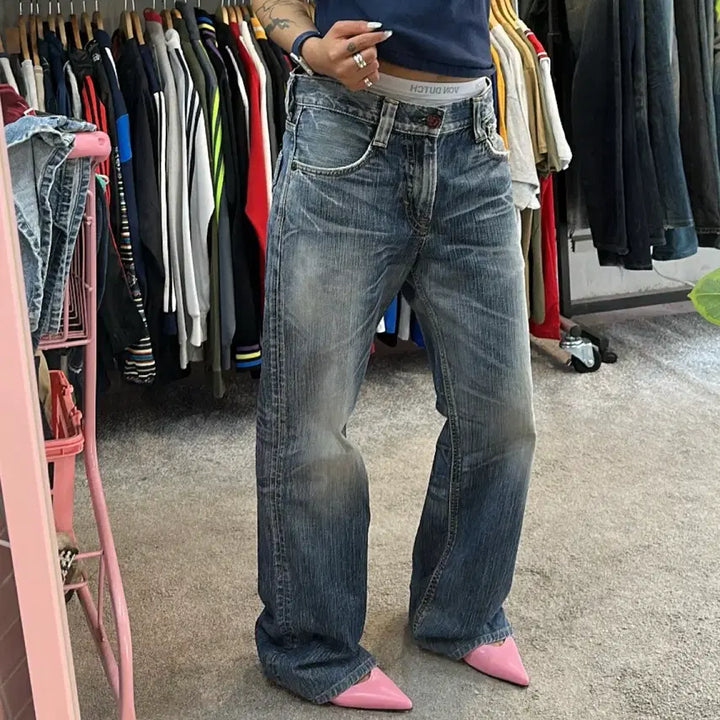 [BUNJANG] Edwin 503 Blue Trip Fading Flare Bootcut Denim Jeans (32) / 에드윈503 블루트립 페이딩 플레어 부츠컷 데님(32)
